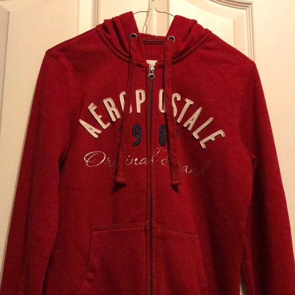 Red Aeropostale Women’s M Hoodie - Picture 1 of 5